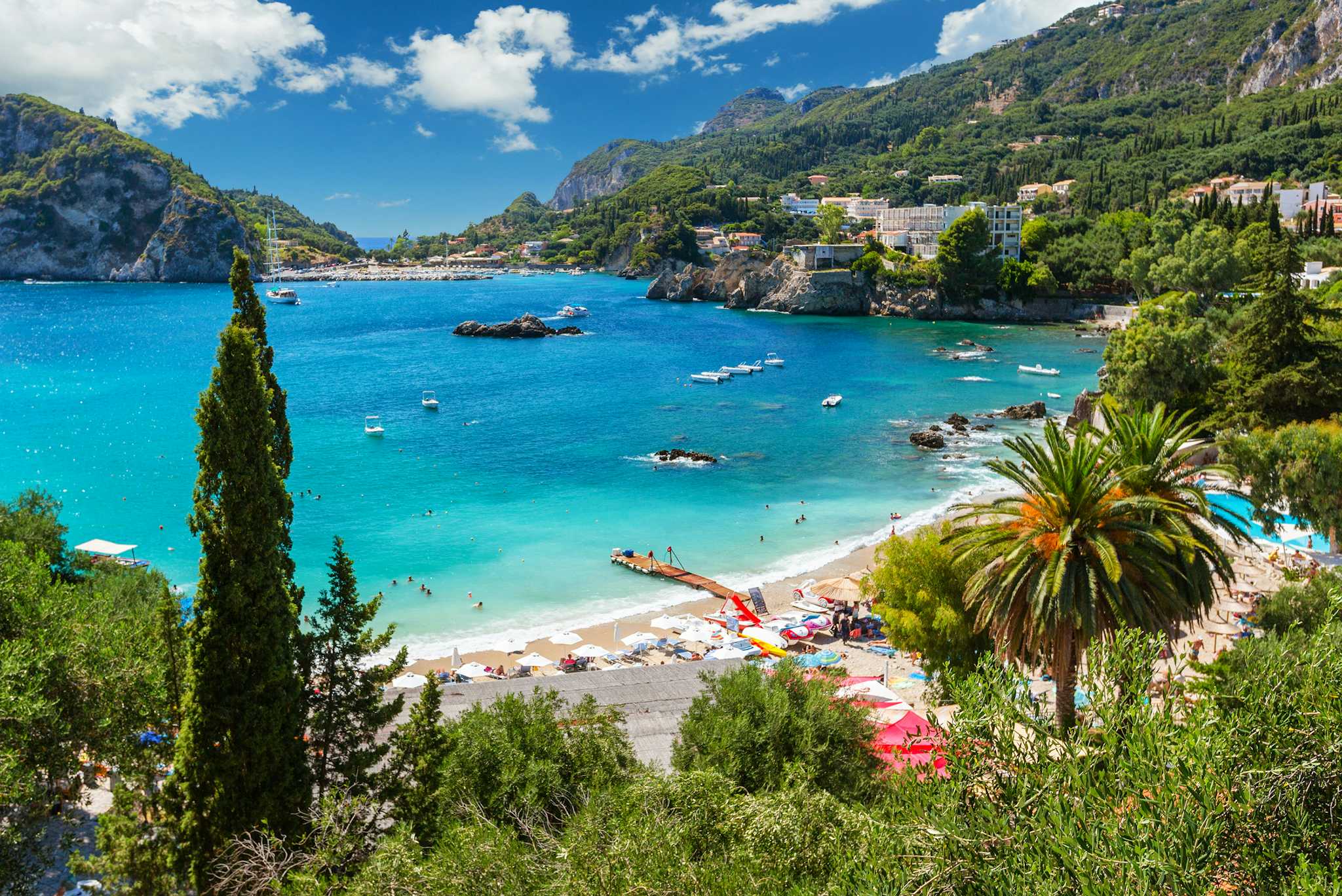 Plage de Paleokastritsa