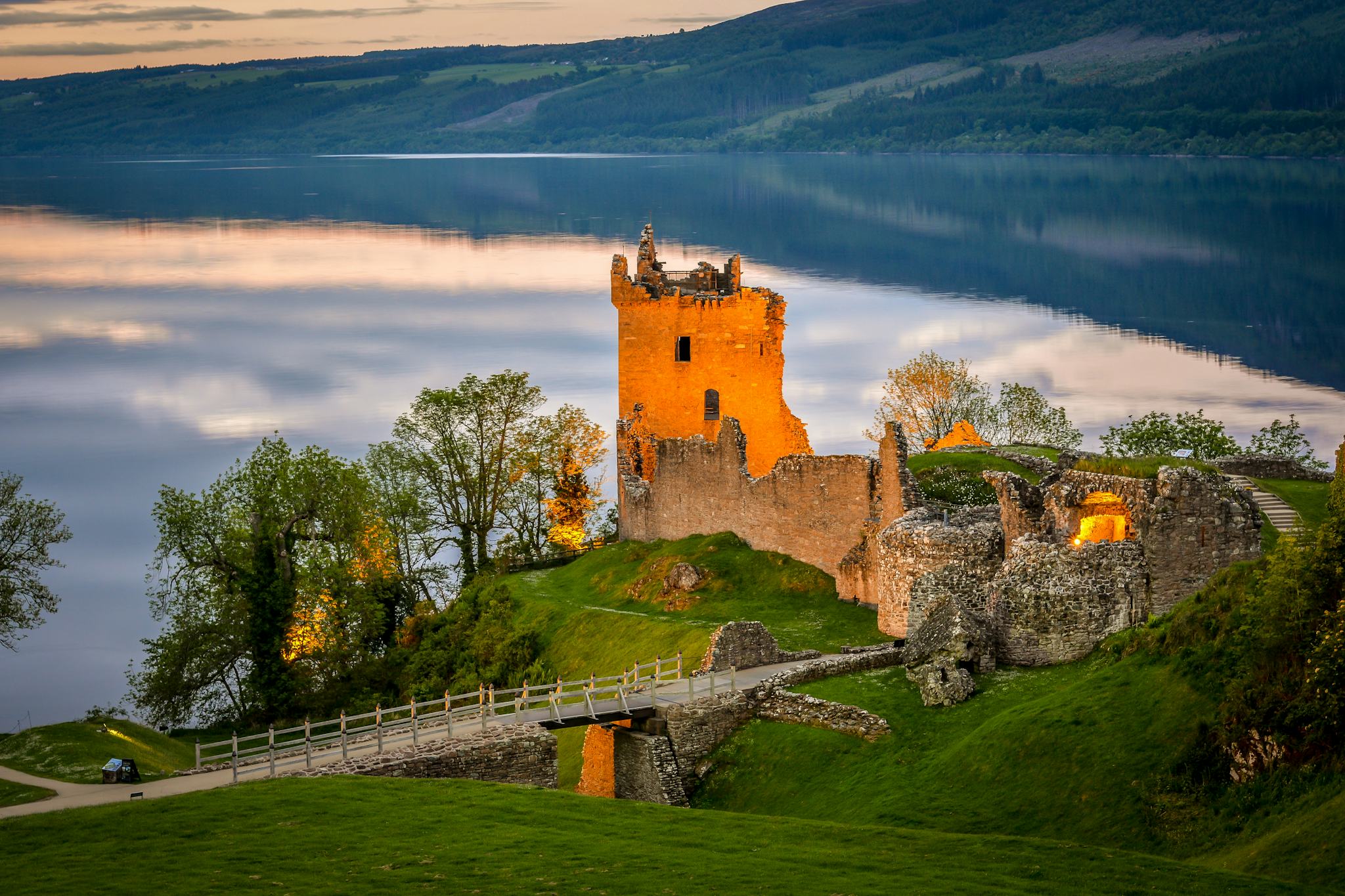 Loch Ness and Urquhart Castle